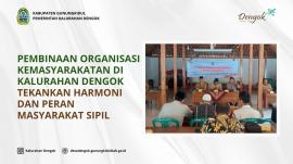 Pembinaan Organisasi Kemasyarakatan di Kalurahan Dengok Tekankan Harmoni dan Peran Masyarakat Sipil